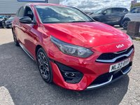 USED 2022 22 KIA PROCEED 1.5 T-GDi GT-Line Shooting Brake 5dr Petrol Manual Euro 6 (s/s) (158 bhp) SERVICE HISTORY* SAT NAV* CRUISE CONTROL* FRONT HEATED SEATS* HEATED STEERING WHEEL* PART LEATHER* CLIMATE CONTROL* AUTO HOLD* AUTO START/ STOP* ELECTRIC HANDBRAKE* LANE KEEP ASSIST* ELECTRIC WINDOWS FRONT AND REAR* *
