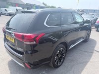 USED 2017 17 MITSUBISHI OUTLANDER Black 2.0h 12kWh 4h PHEV SUV, 46,500 miles, ULEZ compliant, Automatic, 4WD, Sunroof, Sat Nav, Leather, Heated seats, Climate control, 360 Camera This 2017 Mitsubishi Outlander 4h offers exceptionally low mileage for its age, having covered just 46,500 miles. This 2.0L Petrol Plug-in Hybrid is a Euro 6 compliant vehicle, benefiting from Four Wheel Drive for assured traction. It comes with a 3 month warranty and an MOT valid until December 2026, providing peace of mind. Notable features include Air Conditioning with Dual Climate Control, LED Headlights with Auto Levelling, and a 360 Degree Camera for effortless parking assistance.  Further