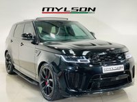 USED 2019 69 LAND ROVER RANGE ROVER SPORT 5.0 P575 V8 GPF SVR SUV 5dr Petrol Auto 4WD Euro 6 (s/s) (575 ps) Heated Seats | Panoramic Roof | Apple CarPlay | 360 Cameras / Sensors | Heads Up Display