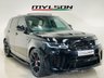 USED 2019 69 LAND ROVER RANGE ROVER SPORT 5.0 P575 V8 GPF SVR SUV 5dr Petrol Auto 4WD Euro 6 (s/s) (575 ps) Heated Seats | Panoramic Roof | Apple CarPlay | 360 Cameras / Sensors | Heads Up Display