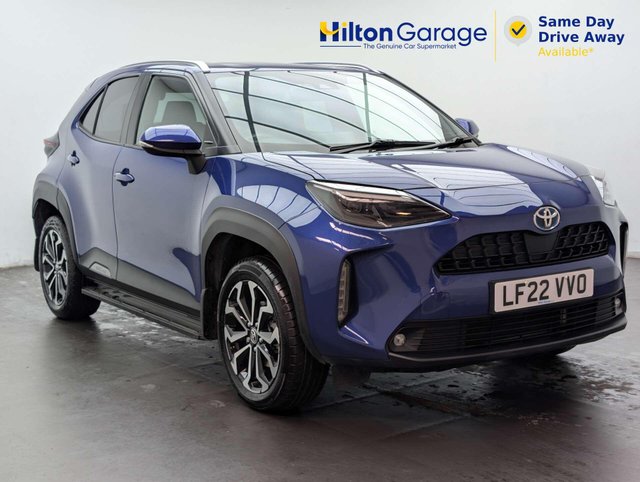 USED 2022 22 TOYOTA YARIS CROSS 1.5 Yaris Cross Design HEV Auto 5dr CLICK+COLLECT / HOME DELIVERY