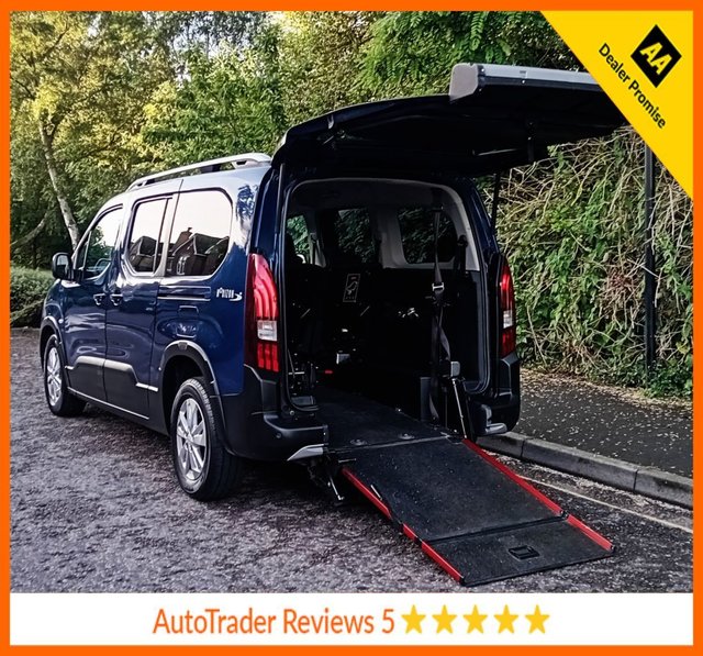View our Peugeot Rifter 1.2 PureTech Allure Long MPV 5dr Petrol EAT Euro 6 (s/s) (130 ps).*5 SEATS+RAMP*PETROL*AUTO*OVER 70 MINIBUSES IN STOCK*
