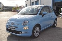 USED 2015 65 FIAT 500 1.2 Lounge Hatchback 3dr Petrol Manual Euro 6 (s/s) (69 bhp) Parking Sensors - &pound;20 Road Tax - Panoramic Roof - Air Conditioning
