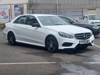 USED 2015 15 MERCEDES-BENZ E-CLASS 3.0 E350 V6 BlueTEC AMG Night Edition Saloon 4dr Diesel G-Tronic+ Euro 6 (s/s) (258 ps) 
