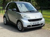 USED 2009 59 SMART FORTWO 1.0 MHD Passion Coupe 2dr Petrol Auto Euro 4 (71 bhp) PAN ROOF*A/C*ULEZ OK*