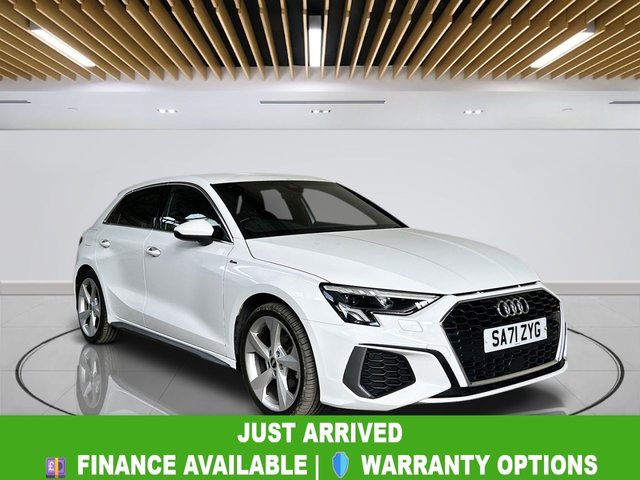 2021 71 AUDI A3 1.5 TFSI 35 S line Sportback 5dr Petrol Manual Euro 6 (s/s) (150 ps) Bluetooth | Climate Control