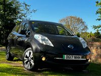 USED 2017 17 NISSAN LEAF 24kWh Tekna Hatchback 5dr Electric Auto (109 bhp) Full MOT, Great History,2 Keys
