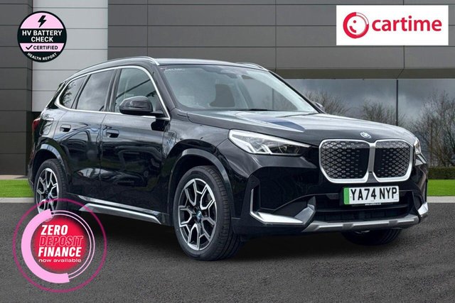 View our BMW Ix1 20 66.5kWh xLine SUV 5dr Electric Auto eDrive (11kW Charger) (204 ps) Parking Assistant, Heated Front Seating, 19in Alloys, Widescreen Display, Air Conditioning