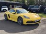 USED 2021 71 PORSCHE 718 CAYMAN 2.0T Coupe GPF 2dr Petrol PDK Euro 6 (s/s) (300 ps) 