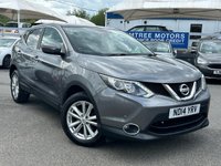 USED 2014 14 NISSAN QASHQAI 1.2 Petrol (DIG-T), Acenta Premium, 5 Door SUV, Manual, 2WD. FULL 12 MONTH MOT WITH EVERY CAR