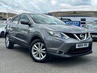USED 2014 14 NISSAN QASHQAI 1.2 Petrol (DIG-T), Acenta Premium, 5 Door SUV, Manual, 2WD. FULL 12 MONTH MOT WITH EVERY CAR