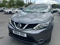 USED 2014 14 NISSAN QASHQAI 1.2 Petrol (DIG-T), Acenta Premium, 5 Door SUV, Manual, 2WD. FULL 12 MONTH MOT WITH EVERY CAR