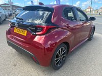 USED 2021 21 TOYOTA YARIS 1.5 VVT-h Design Hatchback 5dr Petrol Hybrid E-CVT Euro 6 (s/s) (116 ps) 1 OWNER FROM NEW* SERVICE HISTORY* PANORAMIC ROOF* AUTOMATIC* REVERSING CAMERA* LANE / SPEED ASSIST* ECO MODE* AIR CON* BLUETOOTH PHONE AND AUDIO* DAB* USB* REMOTE CENTRAL LOCKING WITH 2 KEYS