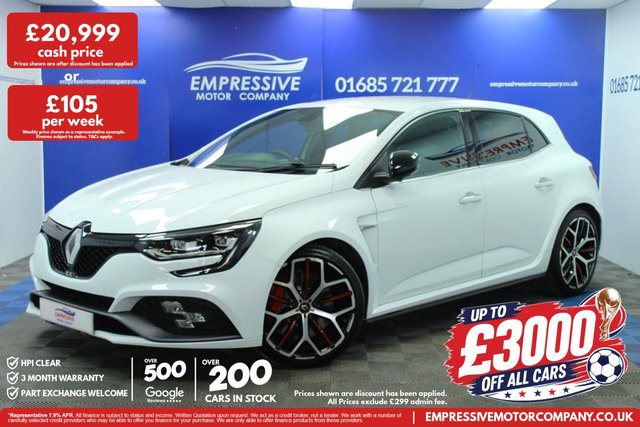 View our Renault Megane 1.8T R.S.300 Trophy Hatchback 5dr Petrol EDC Euro 6 (s/s) (300 ps)