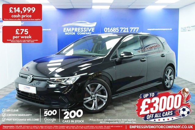 View our Volkswagen Golf 1.5 TSI R-Line Hatchback 5dr Petrol Manual Euro 6 (s/s) (130 ps)