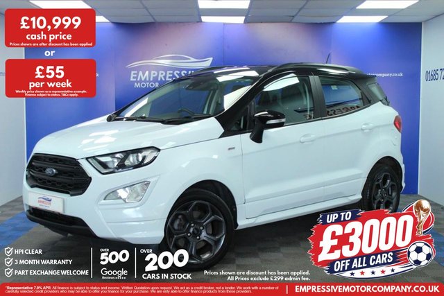 View our Ford Ecosport range