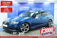 USED 2019 19 AUDI A4 AVANT 2.0 TFSI 35 Black Edition Estate 5dr Petrol S Tronic Euro 6 (s/s) (150 ps) 19 INCH ROTOR  ALLOYS - HALF LEATHER