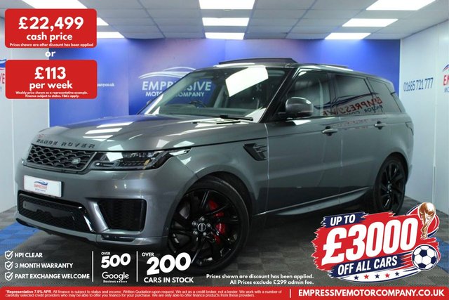 View our Land Rover Range Rover Sport 2.0 P400e 13.1kWh HSE Dynamic SUV 5dr Petrol Plug-in Hybrid Auto 4WD Euro 6 (s/s) (404 ps)