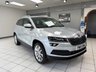 USED 2019 19 SKODA KAROQ 1.5 TSI ACT SE L SUV 5dr Petrol Manual Euro 6 (s/s) (150 ps) BRILLIANT SILVER / BLACK MICROSUEDE / LEATHER TRIM / HEATED FRONT SEATS / DUAL ZONE CLIMATE / ELECTRIC WINDOWS / POWERFOLD MIRRORS / CRUISE CONTROL / SPEED LIMITER / FRONT ASSIST / DRIVE MODE SELECTION / DAB FM AM TUNER / BLUETOOTH / USB / SMARTPHONE APP LINK / REAR PARKING CAMERA / FRONT AND REAR PARKING SENSORS / 18" ALLOY WHEELS / PRIVACY GLASS / SPACE SAVER SPARE WHEEL / SERVICE HISTORY