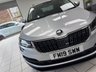USED 2019 19 SKODA KAROQ 1.5 TSI ACT SE L SUV 5dr Petrol Manual Euro 6 (s/s) (150 ps) BRILLIANT SILVER / BLACK MICROSUEDE / LEATHER TRIM / HEATED FRONT SEATS / DUAL ZONE CLIMATE / ELECTRIC WINDOWS / POWERFOLD MIRRORS / CRUISE CONTROL / SPEED LIMITER / FRONT ASSIST / DRIVE MODE SELECTION / DAB FM AM TUNER / BLUETOOTH / USB / SMARTPHONE APP LINK / REAR PARKING CAMERA / FRONT AND REAR PARKING SENSORS / 18" ALLOY WHEELS / PRIVACY GLASS / SPACE SAVER SPARE WHEEL / SERVICE HISTORY
