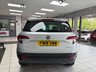 USED 2019 19 SKODA KAROQ 1.5 TSI ACT SE L SUV 5dr Petrol Manual Euro 6 (s/s) (150 ps) BRILLIANT SILVER / BLACK MICROSUEDE / LEATHER TRIM / HEATED FRONT SEATS / DUAL ZONE CLIMATE / ELECTRIC WINDOWS / POWERFOLD MIRRORS / CRUISE CONTROL / SPEED LIMITER / FRONT ASSIST / DRIVE MODE SELECTION / DAB FM AM TUNER / BLUETOOTH / USB / SMARTPHONE APP LINK / REAR PARKING CAMERA / FRONT AND REAR PARKING SENSORS / 18" ALLOY WHEELS / PRIVACY GLASS / SPACE SAVER SPARE WHEEL / SERVICE HISTORY