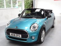 USED 2018 18 MINI CONVERTIBLE 1.5 Cooper Convertible 2dr Petrol Manual Euro 6 (s/s) (136 ps) CHILI PACK-BLUETOOTH-DAB