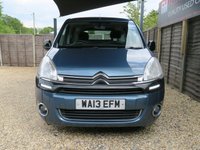 USED 2013 13 CITROEN BERLINGO 1.6 HDi Plus Multispace MPV 5dr Diesel Manual Euro 5 (90 ps) WHEELCHAIR ACCESS VEHICLE,. FSH