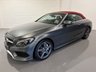 USED 2017 67 MERCEDES-BENZ C-CLASS 2.1 C250d AMG Line (Premium Plus) Cabriolet 2dr Diesel G-Tronic+ Euro 6 (s/s) (204 ps) PREMIUM PLUS - 2 KEYS - 6M WARRANTY