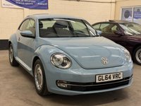 USED 2014 64 VOLKSWAGEN BEETLE 1.2 TSi Design Hatchback 3 Door Petrol DSG Automatic Euro 5 (105 ps) HTD SEATS PARKING AID RETRO ALLOYS