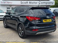 USED 2015 15 HYUNDAI SANTA FE 2.2 CRDi Premium SE SUV 5dr Diesel Auto 4WD Euro 5 (7 seat) (194 bhp) 7 seats,Pan roof,Nav,heat sea+