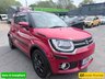 USED 2018 18 SUZUKI IGNIS Red 1.2 Dualjet MHEV SZ5 ALLGRIP, 33,038 miles, Euro 6, ULEZ compliant, Manual, 16in Alloys, Sat nav, Rear Camera, Bluetooth, Cruise, A/C. This 2018 Suzuki Ignis SZ5 boasts exceptionally low mileage for its age, having covered just 33,038 miles, and has been cared for by only two owners. This Euro 6 compliant, 1.2 litre petrol hybrid model features a capable four wheel drive system, making it a versatile choice. It comes with a 3 month warranty for your peace of mind and its MOT is valid until March 2027. Notable features include integrated Bluetooth for seamless phone connectivity, striking LED projector headlamps, and a rear park