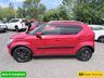 USED 2018 18 SUZUKI IGNIS Red 1.2 Dualjet MHEV SZ5 ALLGRIP, 33,038 miles, Euro 6, ULEZ compliant, Manual, 16in Alloys, Sat nav, Rear Camera, Bluetooth, Cruise, A/C. This 2018 Suzuki Ignis SZ5 boasts exceptionally low mileage for its age, having covered just 33,038 miles, and has been cared for by only two owners. This Euro 6 compliant, 1.2 litre petrol hybrid model features a capable four wheel drive system, making it a versatile choice. It comes with a 3 month warranty for your peace of mind and its MOT is valid until March 2027. Notable features include integrated Bluetooth for seamless phone connectivity, striking LED projector headlamps, and a rear park