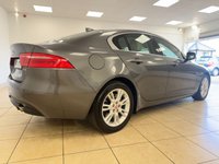 USED 2018 18 JAGUAR XE 2.0i Prestige Saloon 4dr Petrol Auto Euro 6 (s/s) (250 ps) OFF WHITE LEATHER, SATELLITE NAVIGATION, CLIMATE CONTROL, REAR PARKING SENSORS, FRONT ARM REST, MULTI FUNCTION STEERING WHEEL, CRUISE CONTROL, MEDIA, BLUETOOTH, 17&rdquo; ALLOY WHEELS, PADDLE SHIFT, DAB.