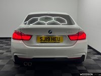 USED 2019 19 BMW 4 SERIES GRAN COUPE 2.0 420i GPF M Sport Hatchback 5dr Petrol Auto Euro 6 (s/s) (184 ps) 1 Previous Owner / Red Leather Interior / Sat Nav / Bluetooth / Harmon Kardon Speakers / Front And Rear Parking Sensors / ISOFIX