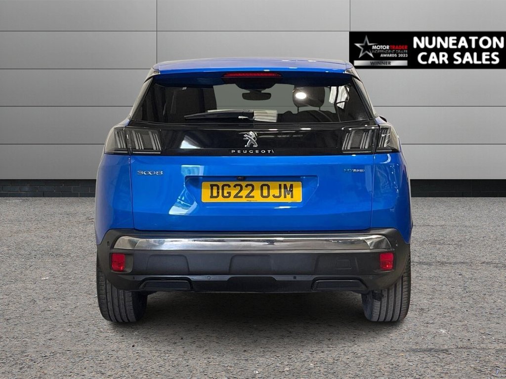 USED 2022 22 PEUGEOT 3008 1.6 13.2kWh Allure SUV 5dr Petrol Plug-in Hybrid e-EAT Euro 6 (s/s) (225 ps) FRONT AND REAR PARKING SENSORS