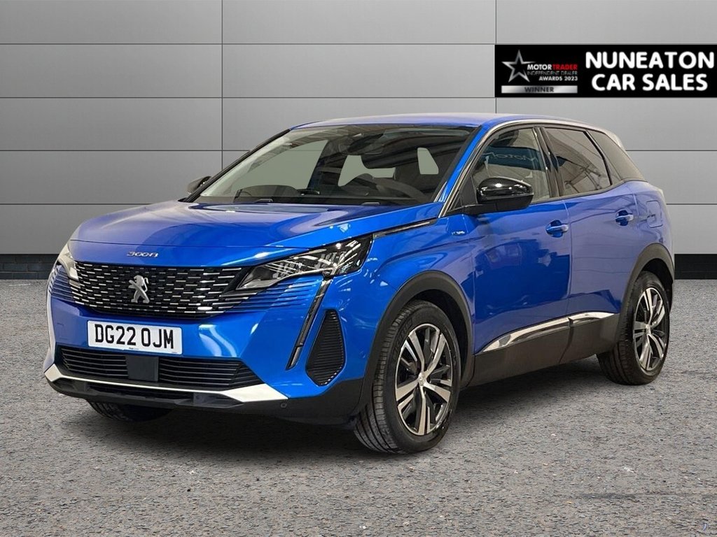 USED 2022 22 PEUGEOT 3008 1.6 13.2kWh Allure SUV 5dr Petrol Plug-in Hybrid e-EAT Euro 6 (s/s) (225 ps) FRONT AND REAR PARKING SENSORS