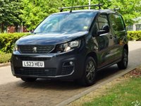 USED 2023 23 PEUGEOT PARTNER 1.5 BlueHDi 1000 Asphalt Premium + Standard Panel Van 5dr Diesel Manual SWB Euro 6 (s/s) (100 bhp) 