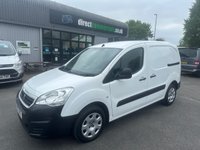 USED 2017 17 PEUGEOT PARTNER 1.6 BlueHDi 854 Professional Panel Van 5dr Diesel Manual L1 (98 bhp) NO VAT 51K FSH (5 SERVICES) !!!! FRESH CAMBELT + MOT + SERVICE !!!