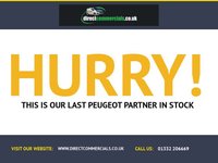 USED 2017 17 PEUGEOT PARTNER 1.6 BlueHDi 854 Professional Panel Van 5dr Diesel Manual L1 (98 bhp) NO VAT 51K FSH (5 SERVICES) !!!! FRESH CAMBELT + MOT + SERVICE !!!