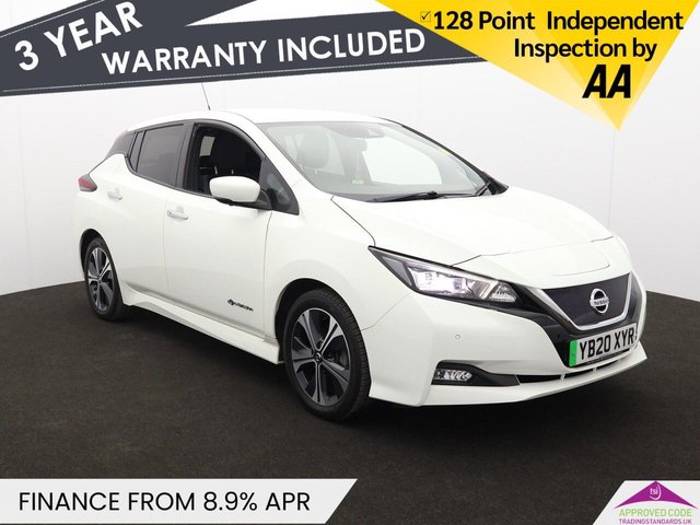 View our Nissan Leaf 40kWh Tekna Hatchback 5dr Electric Auto (150 ps)