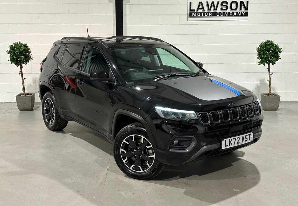 USED 2022 72 JEEP COMPASS 1.3 GSE T4 11.4kWh Trailhawk SUV 5dr Petrol Plug-in Hybrid Auto 4xe Euro 6 (s/s) (240 ps) 