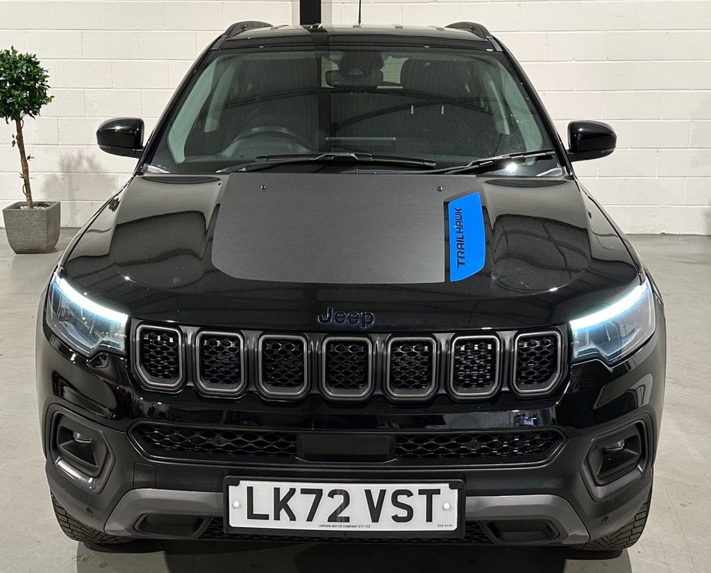 USED 2022 72 JEEP COMPASS 1.3 GSE T4 11.4kWh Trailhawk SUV 5dr Petrol Plug-in Hybrid Auto 4xe Euro 6 (s/s) (240 ps) 