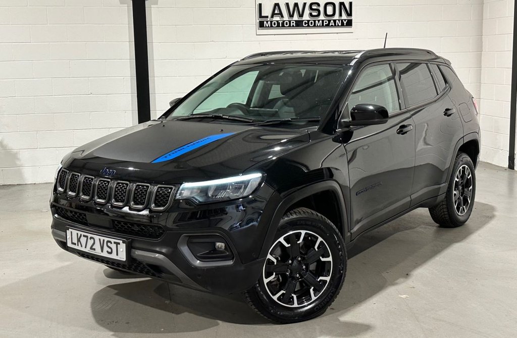 USED 2022 72 JEEP COMPASS 1.3 GSE T4 11.4kWh Trailhawk SUV 5dr Petrol Plug-in Hybrid Auto 4xe Euro 6 (s/s) (240 ps) 