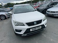 USED 2018 18 SEAT ATECA 1.0 Petrol (TSI), SE Technology Edition, 5 Door SUV, Manual, Euro 6. FULL 12 MONTH MOT WITH EVERY CAR