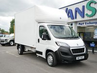 USED 2021 71 PEUGEOT BOXER 335 2.2 BLUEHDI 140 BHP L3 LONG LUTON ( TAIL-LIFT ) 1 OWNER | AIR CON | JC PAYNE | TAIL-LIFT