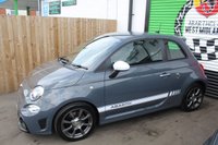 USED 2017 67 ABARTH 595 1.4 T-Jet Hatchback 3dr Petrol Manual Euro 6 (145 ps) CIRCUIT GREY/WHITE MIRRORS AND SIDE STRIPES