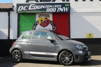 USED 2017 67 ABARTH 595 1.4 T-Jet Hatchback 3dr Petrol Manual Euro 6 (145 ps) CIRCUIT GREY/WHITE MIRRORS AND SIDE STRIPES