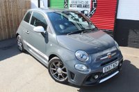 USED 2017 67 ABARTH 595 1.4 T-Jet Hatchback 3dr Petrol Manual Euro 6 (145 ps) CIRCUIT GREY/WHITE MIRRORS AND SIDE STRIPES
