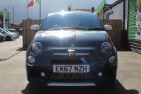 USED 2017 67 ABARTH 595 1.4 T-Jet Hatchback 3dr Petrol Manual Euro 6 (145 ps) CIRCUIT GREY/WHITE MIRRORS AND SIDE STRIPES