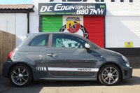 USED 2017 67 ABARTH 595 1.4 T-Jet Hatchback 3dr Petrol Manual Euro 6 (145 ps) CIRCUIT GREY/WHITE MIRRORS AND SIDE STRIPES